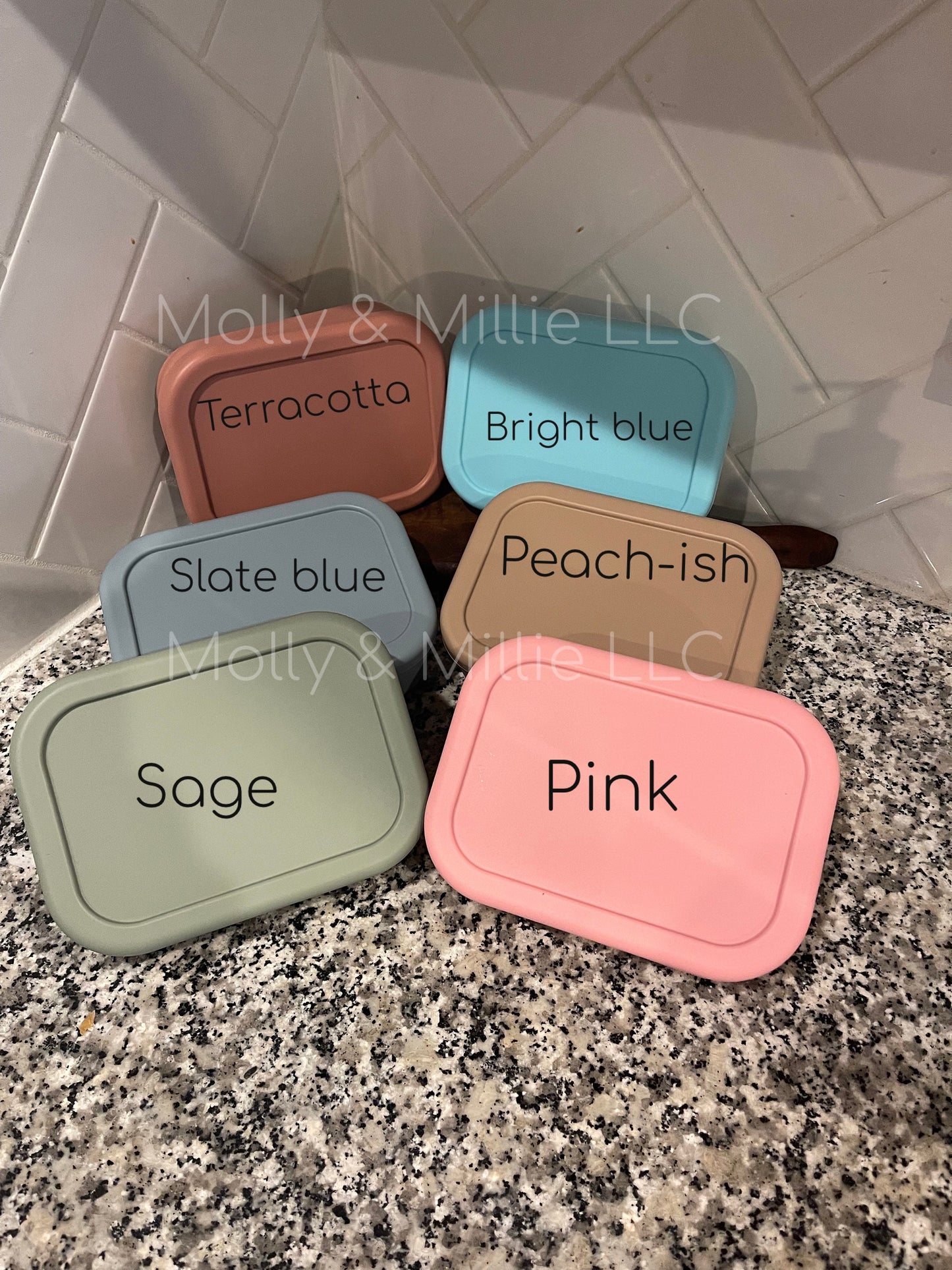 Custom Silicone Bento Lunch Box | Personalized Meal Prep Container | Toddler Name Snack Box | Child Name Lunch Box | Divided Food Storage
