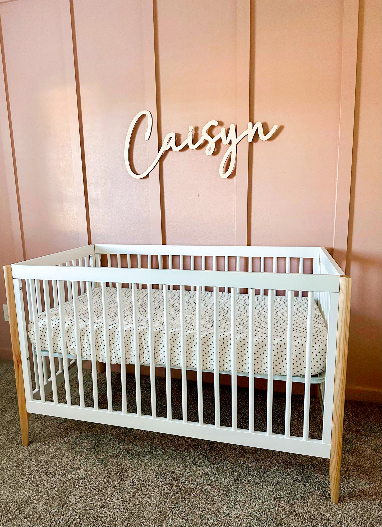 Wood Name Sign for Nursery | Wedding Sign | Baby Shower Backdrop