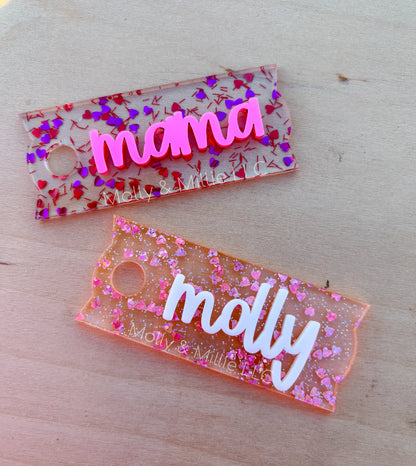 Valentine’s Day Name Topper for Tumbler