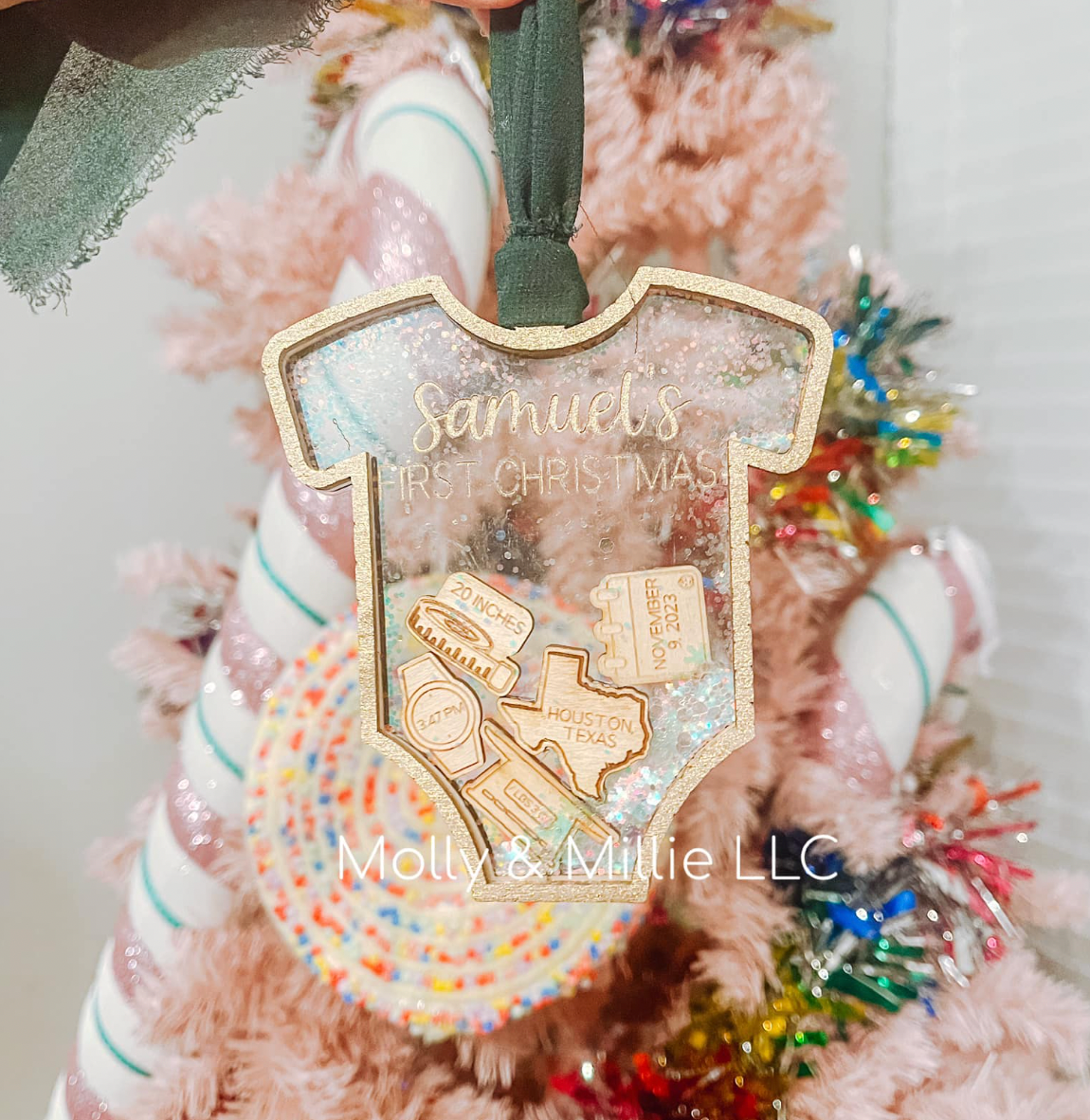 Baby's First Christmas Shaker Ornament