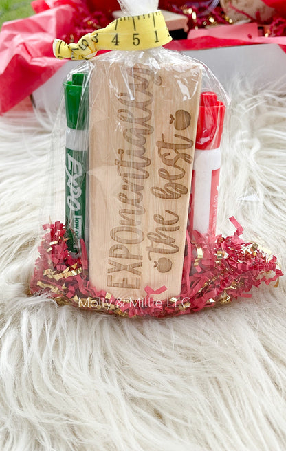Teacher Appreciation Gift | personalized whiteboard eraser | Educator gift | whiteboard dry eraser with markers | Teacher Gift | Eraser ONLY